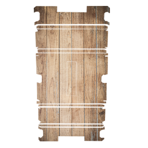Baúl hípico personalizado diseño madera